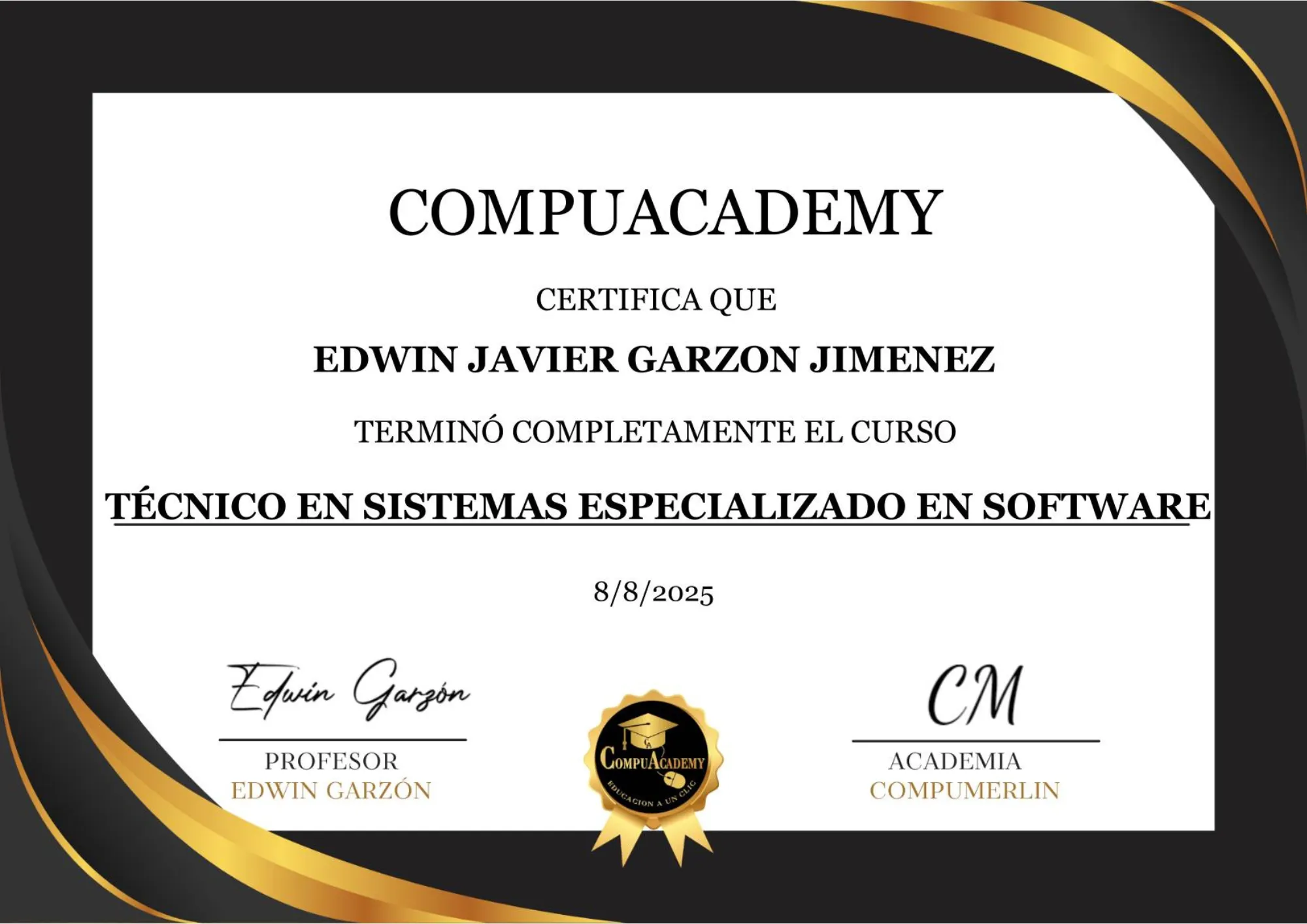 [Imagen del diploma]